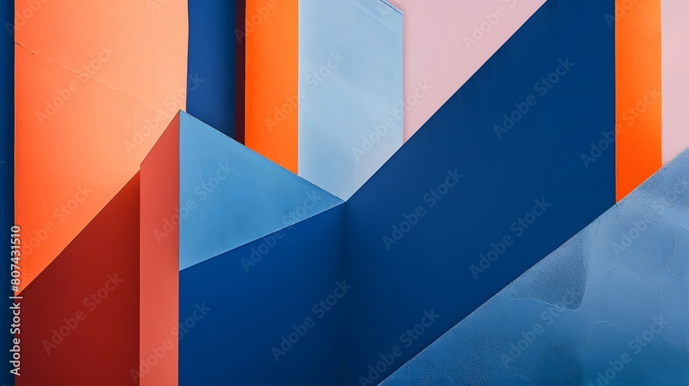 custom made wallpaper toronto digitalcreative, concept, cool, skyscraper, blue, building, template, architecture, colours, element, simple, geometric, cover, hipster, corporate, illustration, orange, diagonal, square, design, light, mini