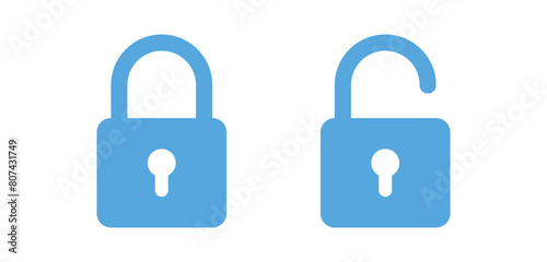 Lock icon set. privacy icon , secure private security icons - padlock icon button - Keyhole icon, Door key hole button
