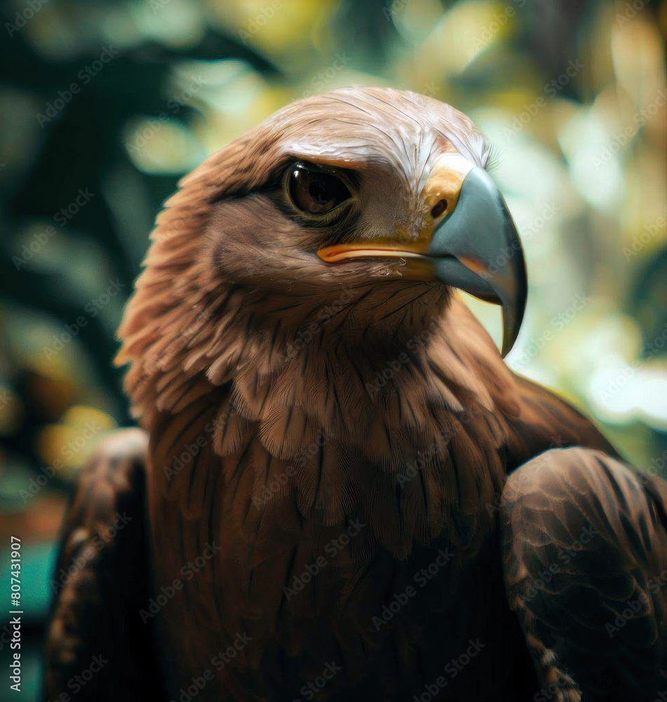 Fototapeta premium golden eagle portrait