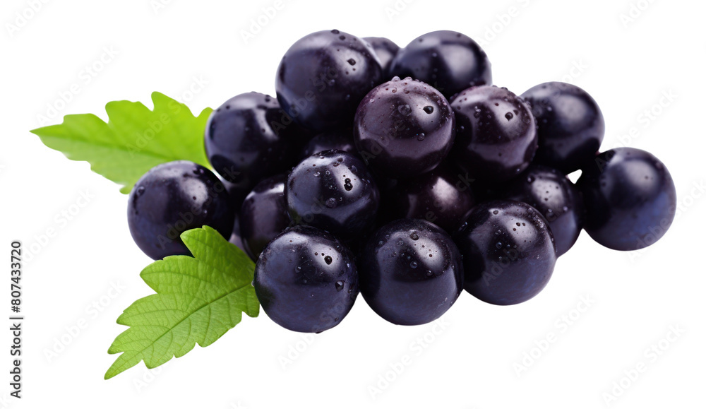 PNG Acai berry blueberry grapes fruit.
