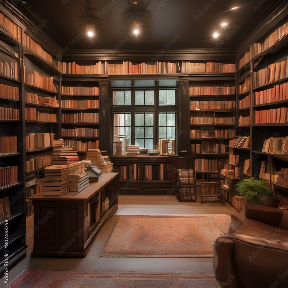 A quaint bookstore with shelves full of books, cozy reading corners, and a friendly shopkeeper1 A quaint bookstore with shelves full of books, cozy reading corners, and a friendly shopkeeper1