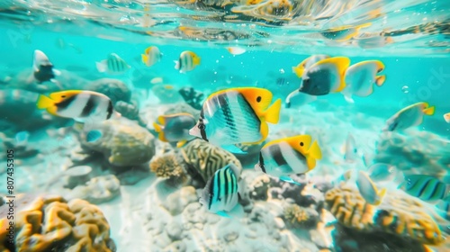 Underwater world. Coral reefs and fish © @_ greta