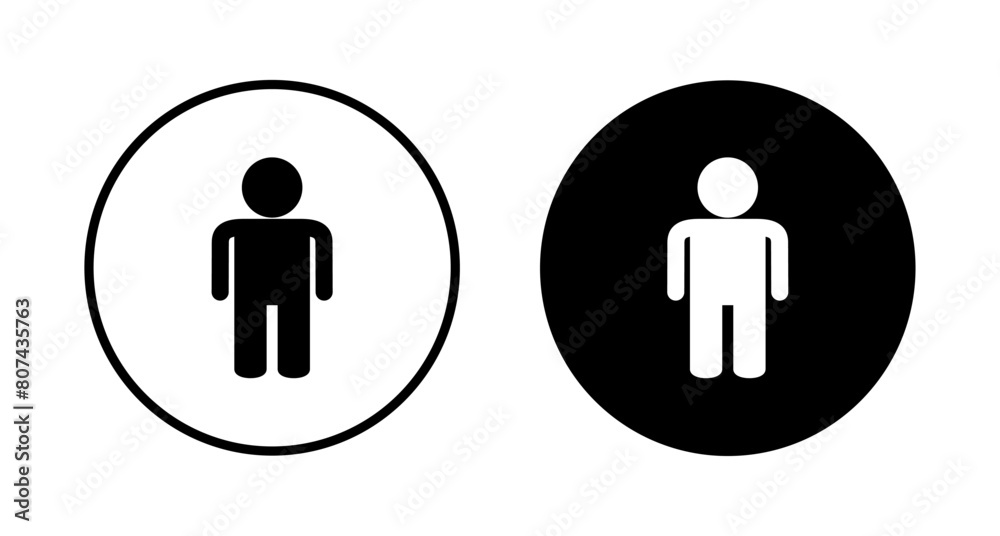 Man icon vector isolated on white background. male icon vector. human symbol Man icon vector isolated on white background. male icon vector. human symbol