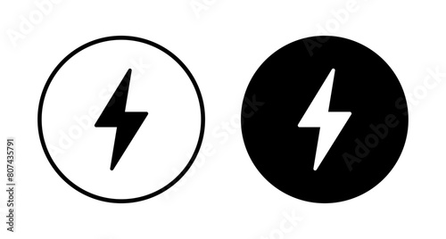 Lightning icon vector isolated on white background. Bolt icon vector. Energy and thunder electric icon Free Download Lightning icon vector isolated on white background. Bolt icon vector. Energy and thunder electric icon - GFXLoad