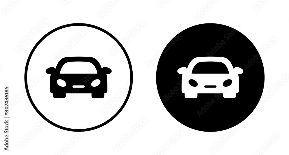 Car icon vector isolated on white background. Car icon vector.