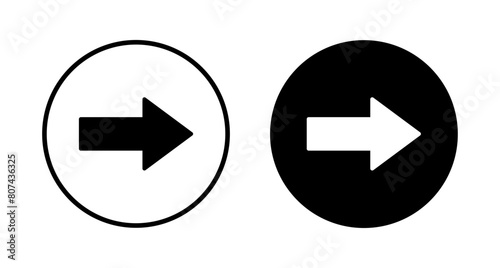 Arrow icon vector isolated on white background. Arrow symbol. Arrow vector icon