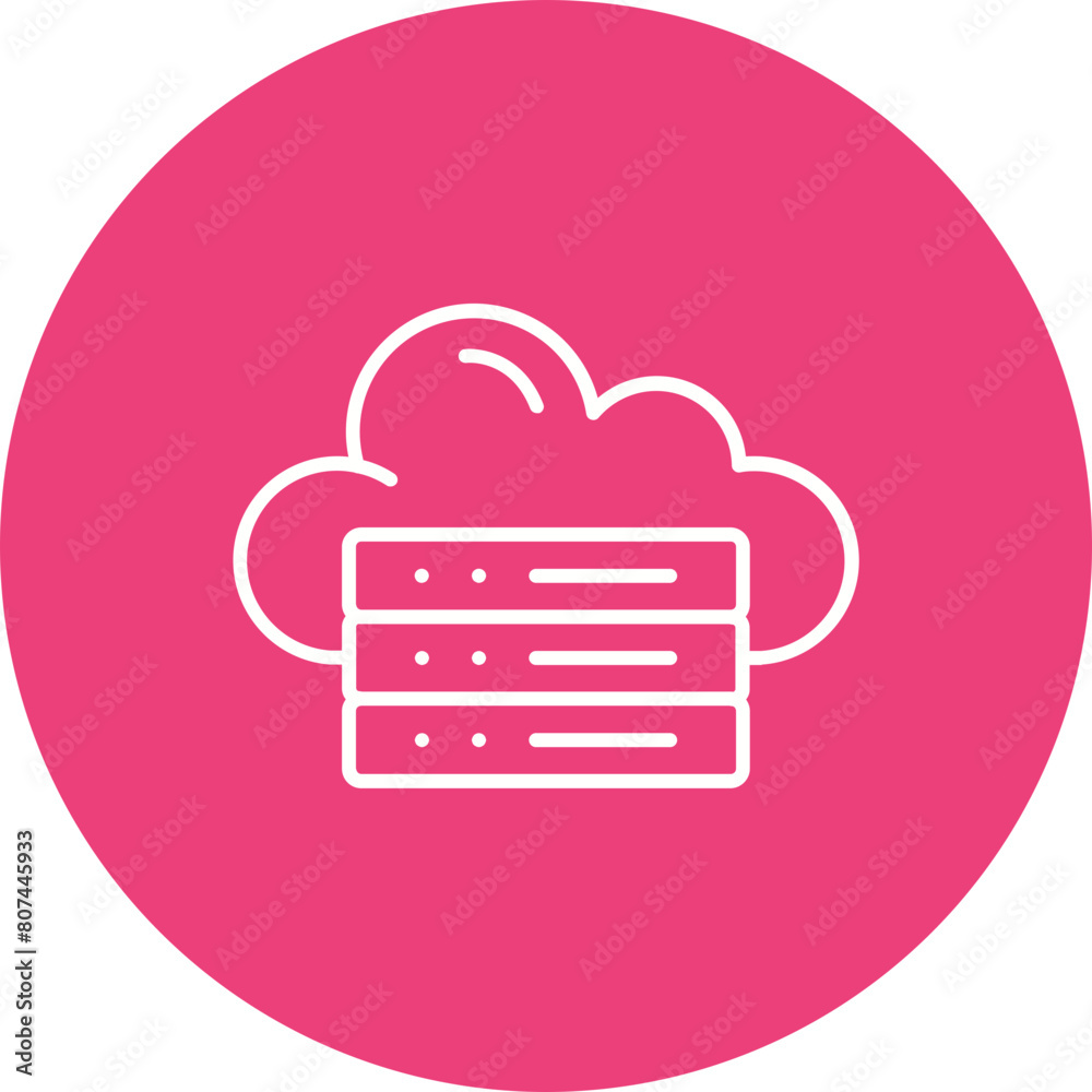 Cloud Storage Icon Cloud Storage Icon