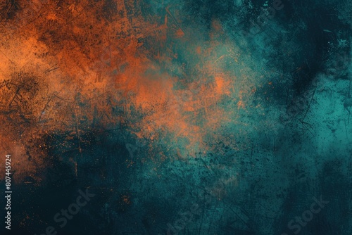 A blue and orange background with a lot of texture. The background is very textured and has a lot of detail