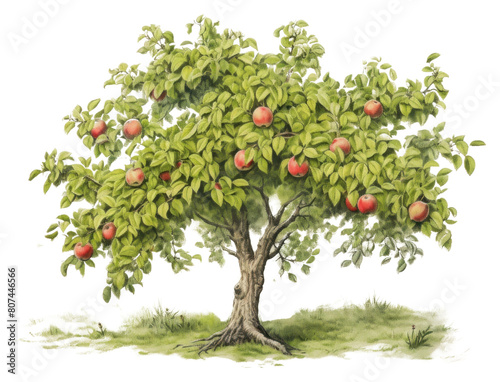 PNG Apple tree drawing sketch plant.