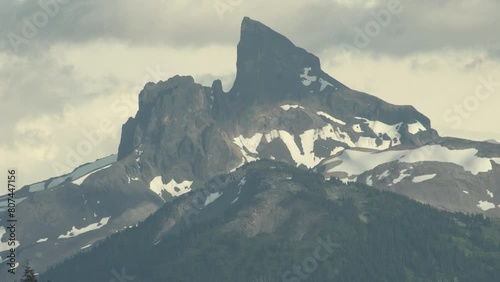 Famous Mountain Peak in Whistler Canada Black Tusk