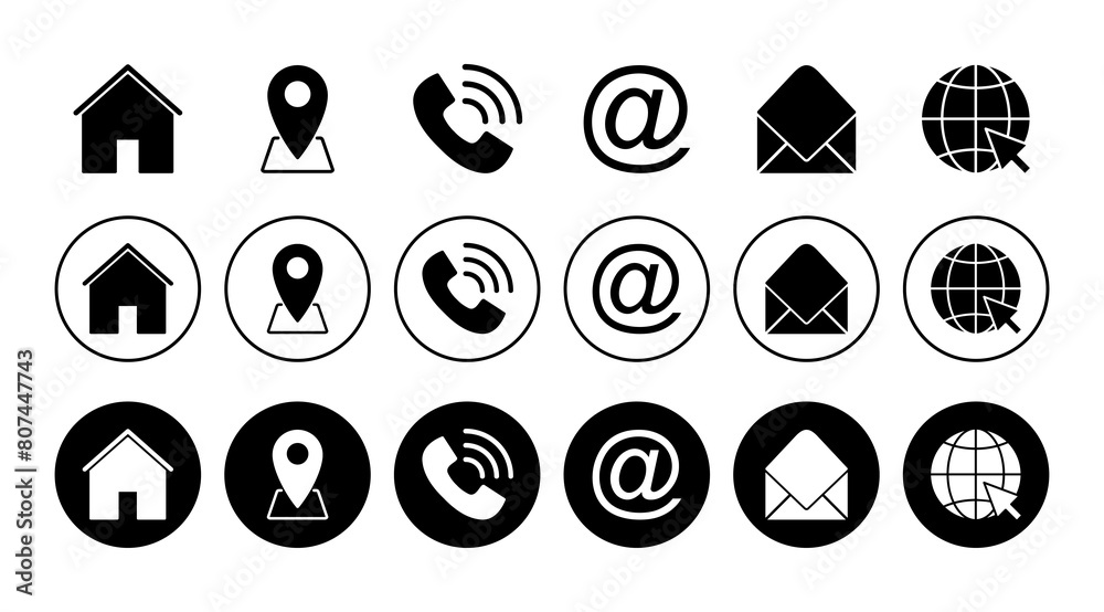 Contact us icon vector. web icon vector. business card contact information icon. Contact us icon vector. web icon vector. business card contact information icon.