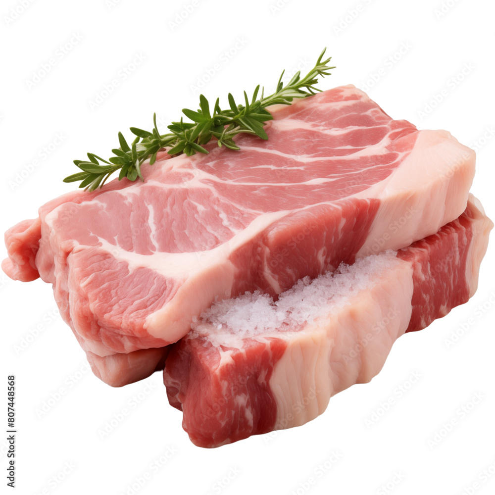 Beef, isolated on white background Beef, isolated on white background