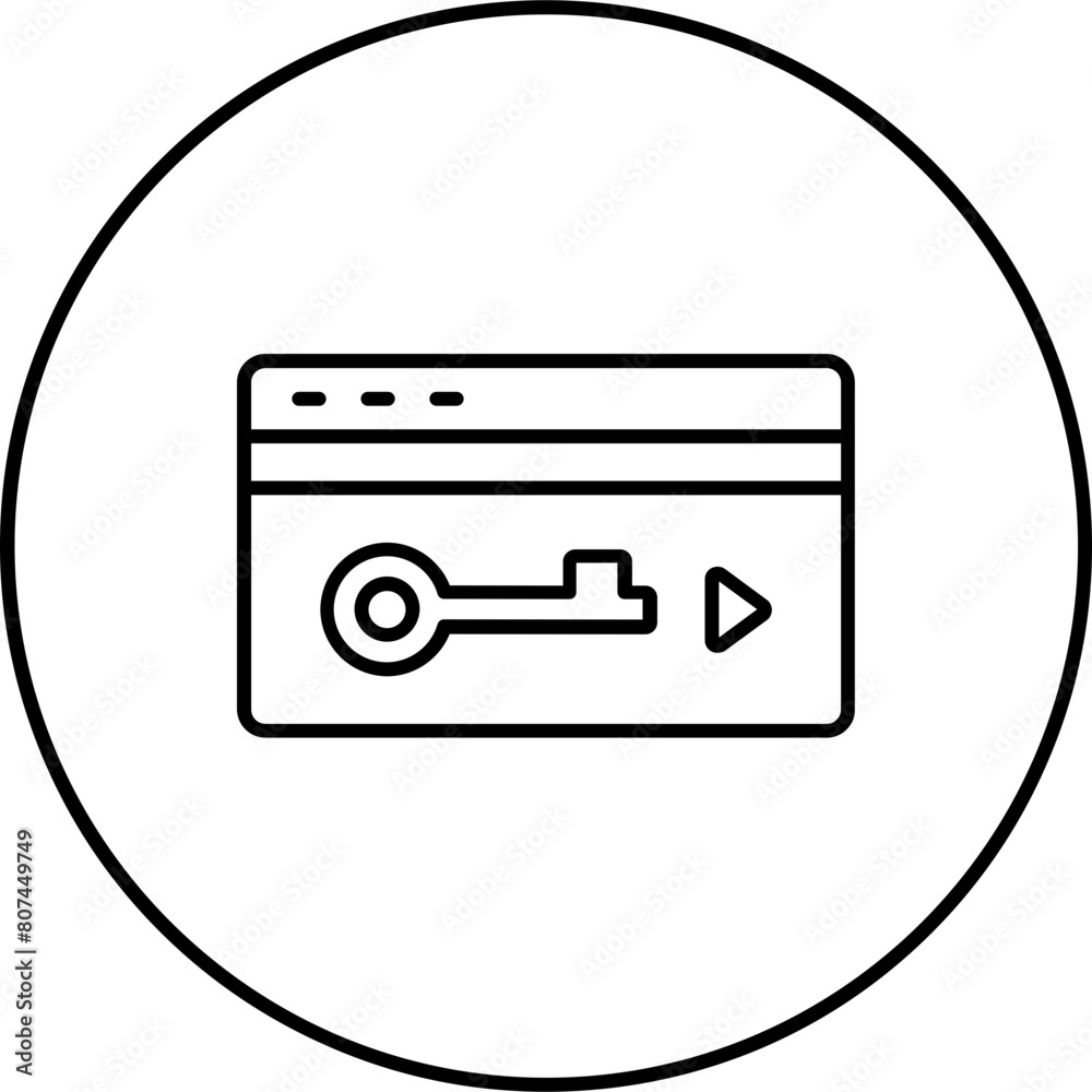 Key Card Icon