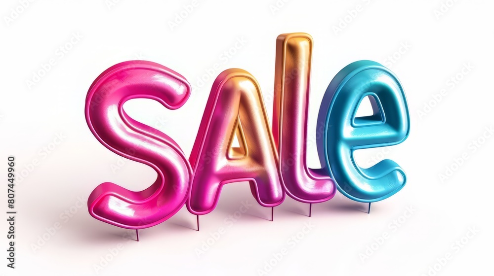 The word Sale created in 3D Calligraphy. The word Sale created in 3D Calligraphy.