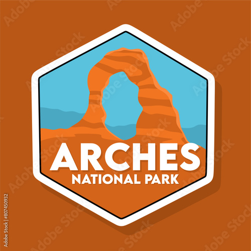 arches national park with beautiful views