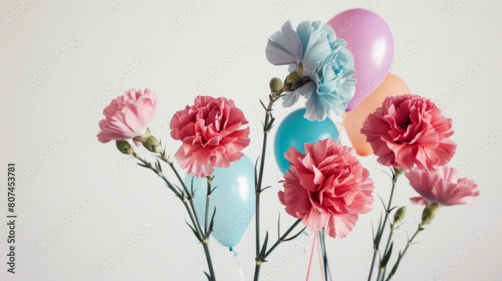 Mother's Day, Carnations, Happy Mother's Day, Mother's Day, Carnations, Happy Mother's Day,