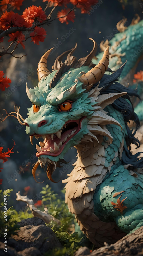 Fototapeta premium Mythical Dragon