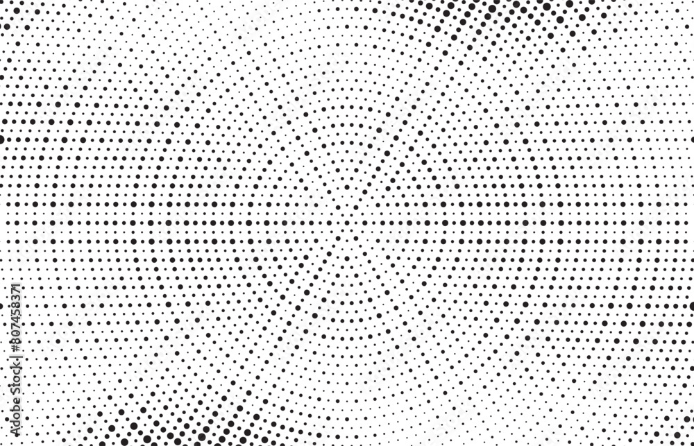 Halftone vector background. Monochrome halftone pattern. Abstract geometric dots background. Pop Art comic gradient black white texture. Design for presentation banner, poster, flyer, business card. Halftone vector background. Monochrome halftone pattern. Abstract geometric dots background. Pop Art comic gradient black white texture. Design for presentation banner, poster, flyer, business card.