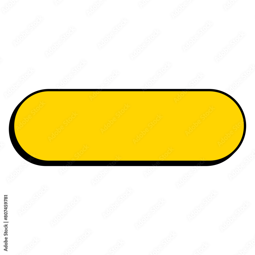 Rectangular text box with shadow and outline Rectangular text box with shadow and outline