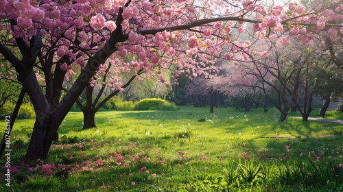 Tranquil Spring Landscape: Nature's Renewal