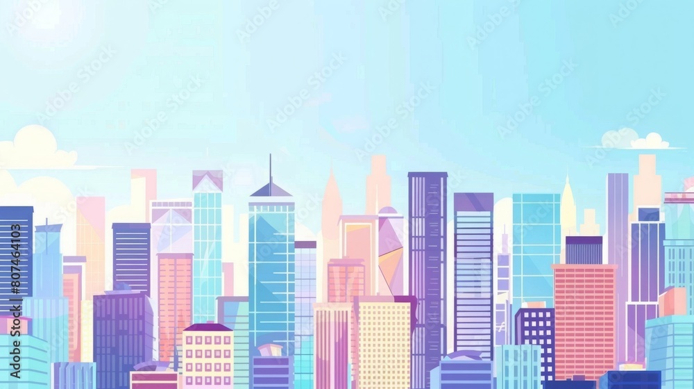 Minimalist Modern City BusinessBackdrop: Sequential Flat Buildings, Busy Streets, Clean Lines, Fresh Blue Sky, Abstract Elements Fusion Minimalist Modern City BusinessBackdrop: Sequential Flat Buildings, Busy Streets, Clean Lines, Fresh Blue Sky, Abstract Elements Fusion