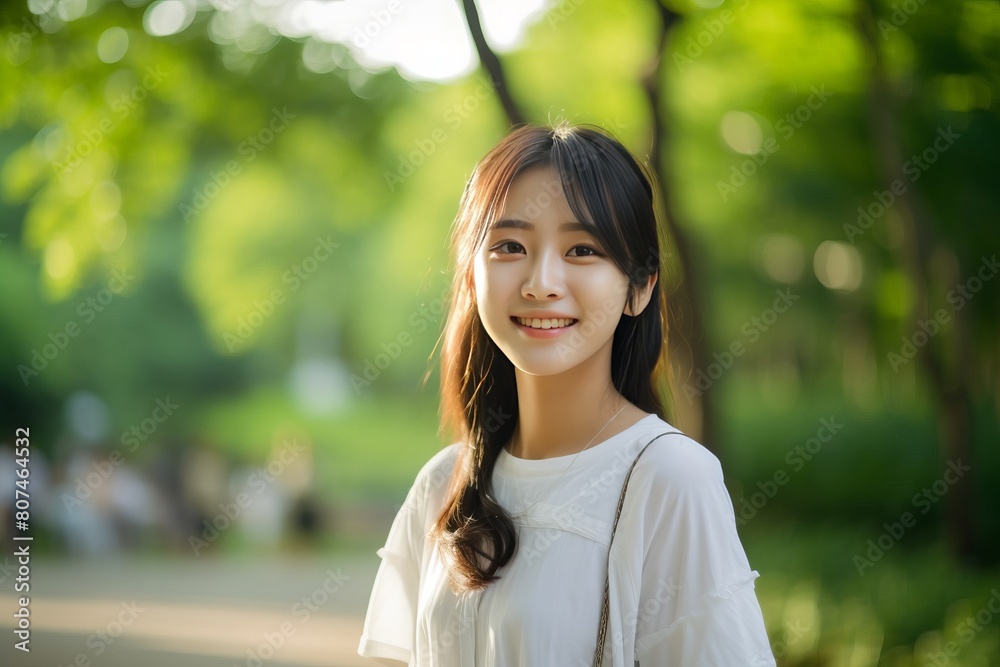 笑顔の女性 笑顔の女性
