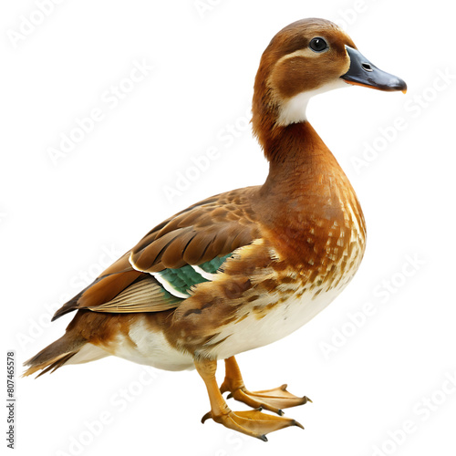 duck isolated on transparent background photo