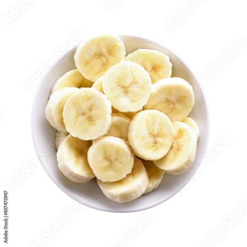 Banana isolated on white background 