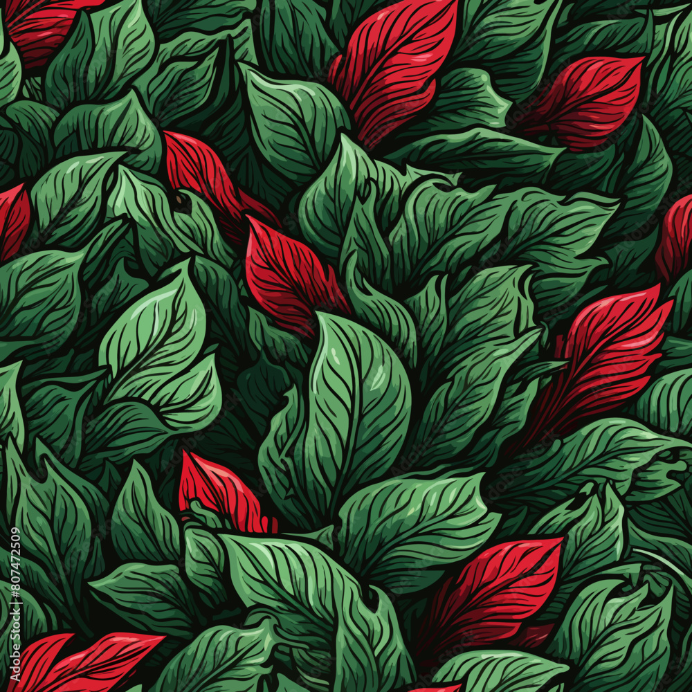 custom made wallpaper toronto digitalSeamless Colorful Spinach Pattern