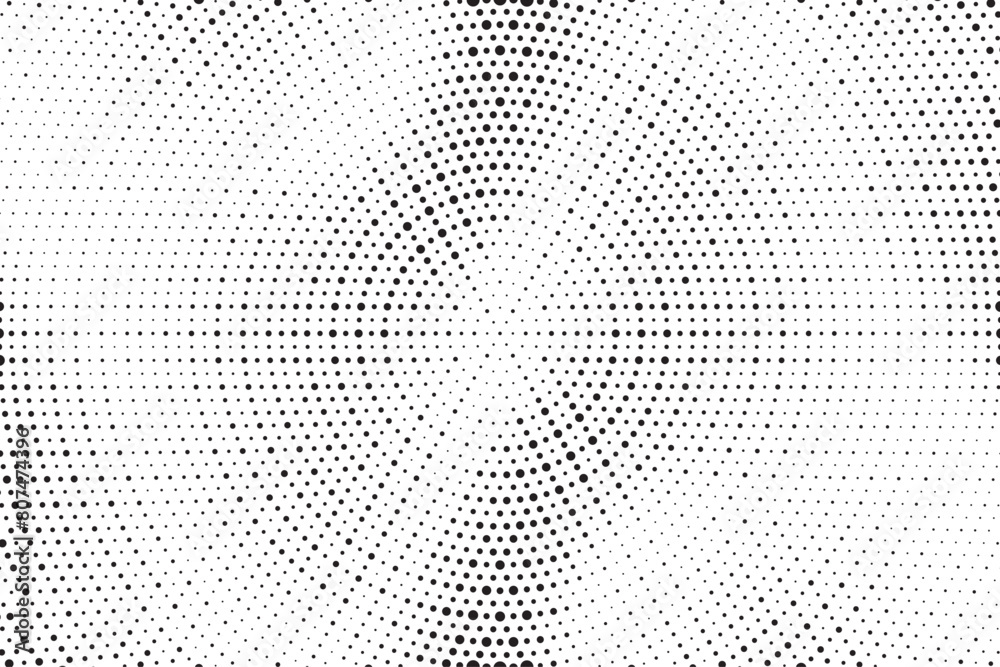 Halftone vector background. Monochrome halftone pattern. Abstract geometric dots background. Pop Art comic gradient black white texture. Design for presentation banner, poster, flyer, business card. Halftone vector background. Monochrome halftone pattern. Abstract geometric dots background. Pop Art comic gradient black white texture. Design for presentation banner, poster, flyer, business card.