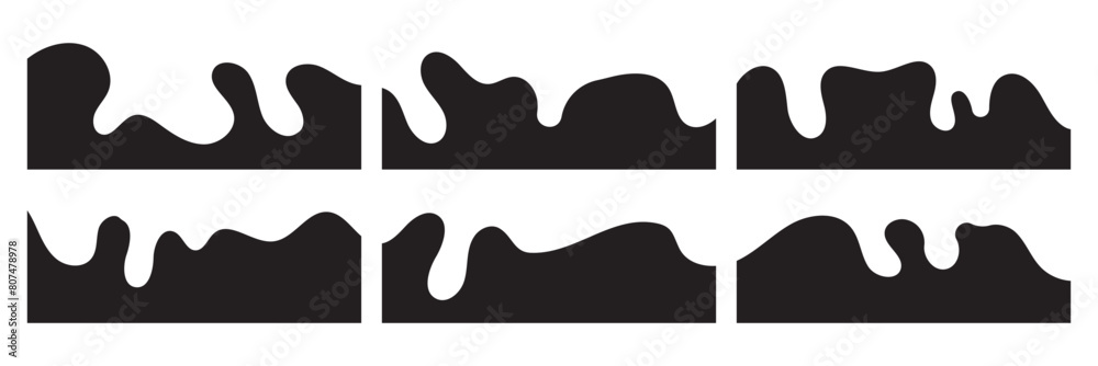 Vector Set of Template Dividers with Drops, Waves and Geometric Shapes. Wave Shape, Curve Line, Drops Separator Effects Collection For Poster, App, Banner. Isolated Vector Illustration. 11:11 Vector Set of Template Dividers with Drops, Waves and Geometric Shapes. Wave Shape, Curve Line, Drops Separator Effects Collection For Poster, App, Banner. Isolated Vector Illustration. 11:11