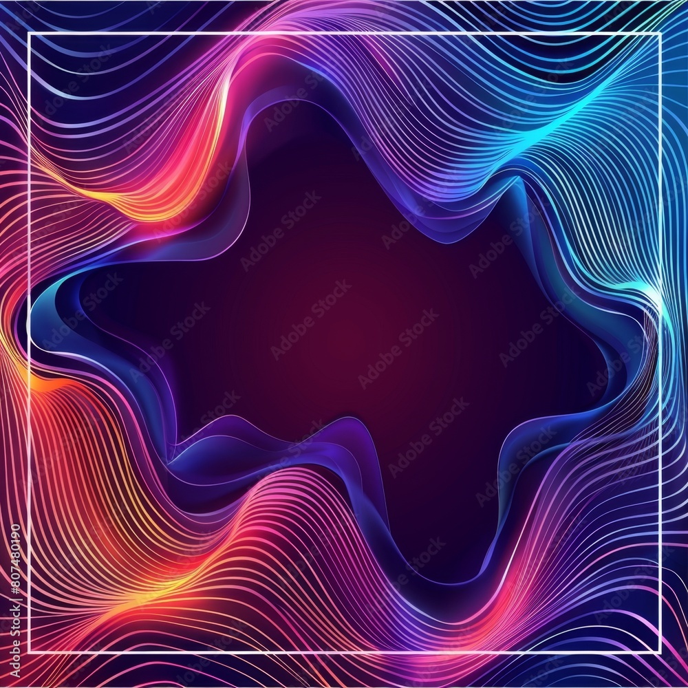 Obraz premium Abstract Fluid Background Illustration