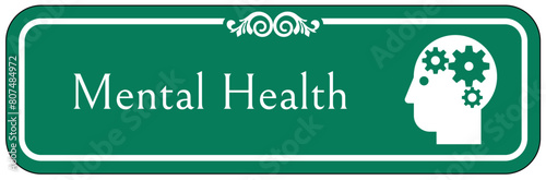 Mental health sign