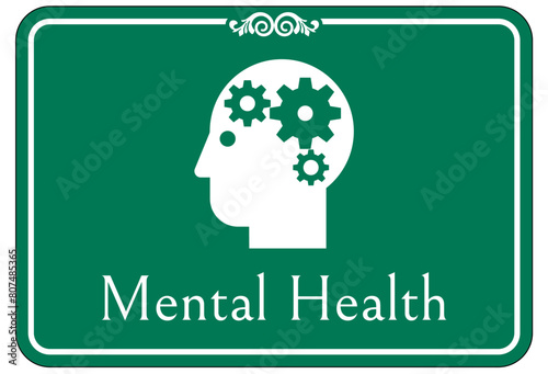 Mental health sign
