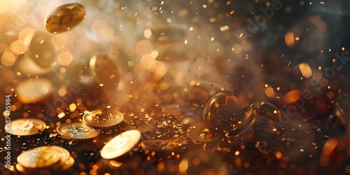 money gold, coin gold, rich people