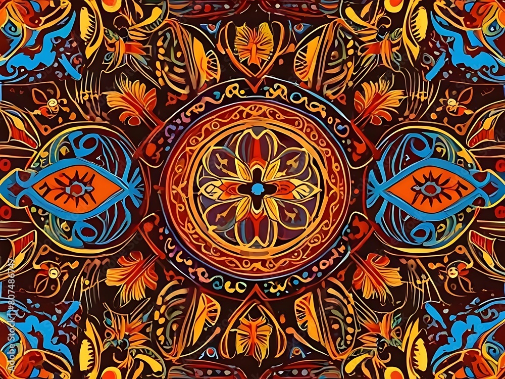 Very cool batik illustration photo Very cool batik illustration photo