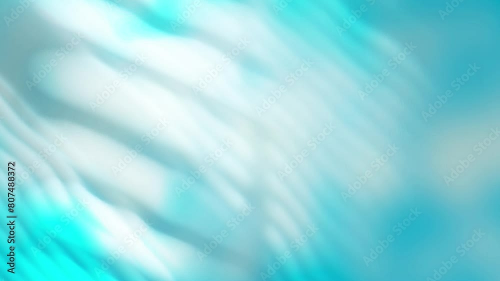 Blue background with blurry particles in motion and light effects