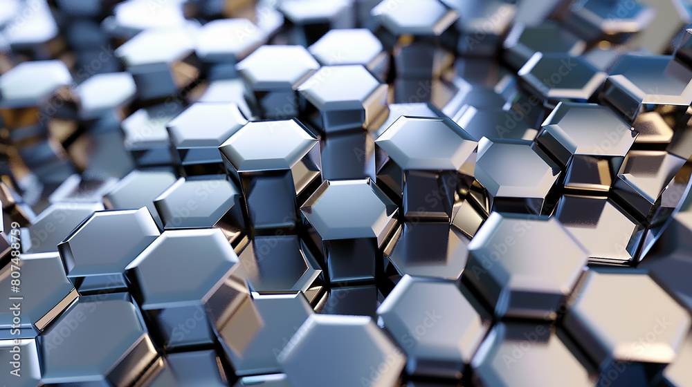 abstract background with hexagons abstract background with hexagons