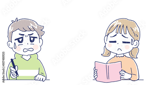 勉強する子ども
