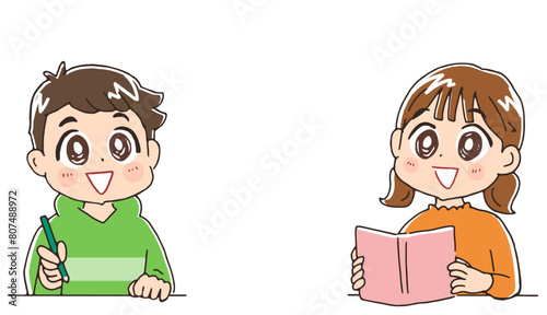 勉強する子ども