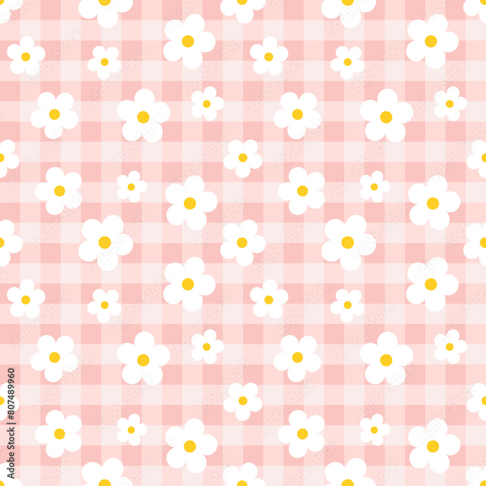 Seamless pattern with hand drawn flower. Background for textile, wrapping paper, fashion, illustration. Seamless pattern with hand drawn flower. Background for textile, wrapping paper, fashion, illustration.