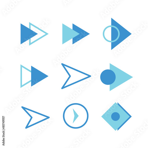 Free Download Blue Bullet Points Vector Illustration - GFXLoad