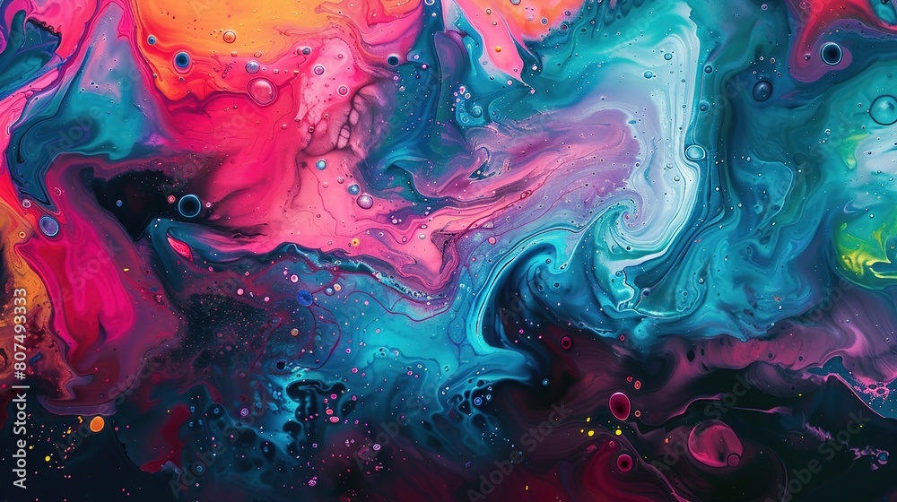 Colourful painting wallpaper --ar 16:9