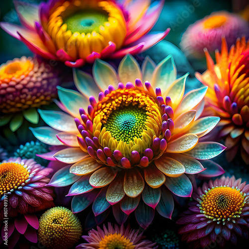 free photo closeup textural bright exotic flowers