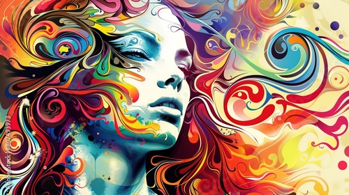 Colourful painting wallpaper  © pixelwallpaper