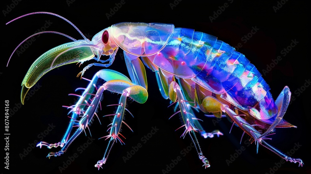 A luminous cow, glowing softly, appears as a transparent creature, Ai Generated A luminous cow, glowing softly, appears as a transparent creature, Ai Generated