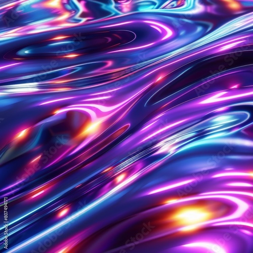 Liquid Waves Background Illustration