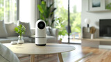 Smart Home Security Camera in Living Room