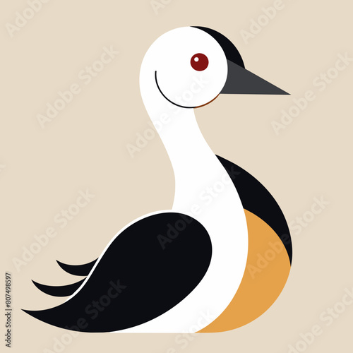 a goose logo icons vector illustration