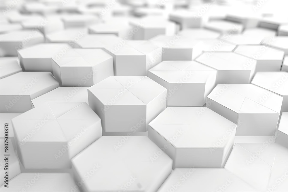 White geometric hexagonal pattern, representing blockchain technology White geometric hexagonal pattern, representing blockchain technology